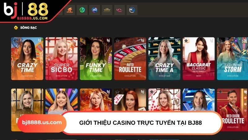 Giới thiệu Casino trực tuyến tại BJ88